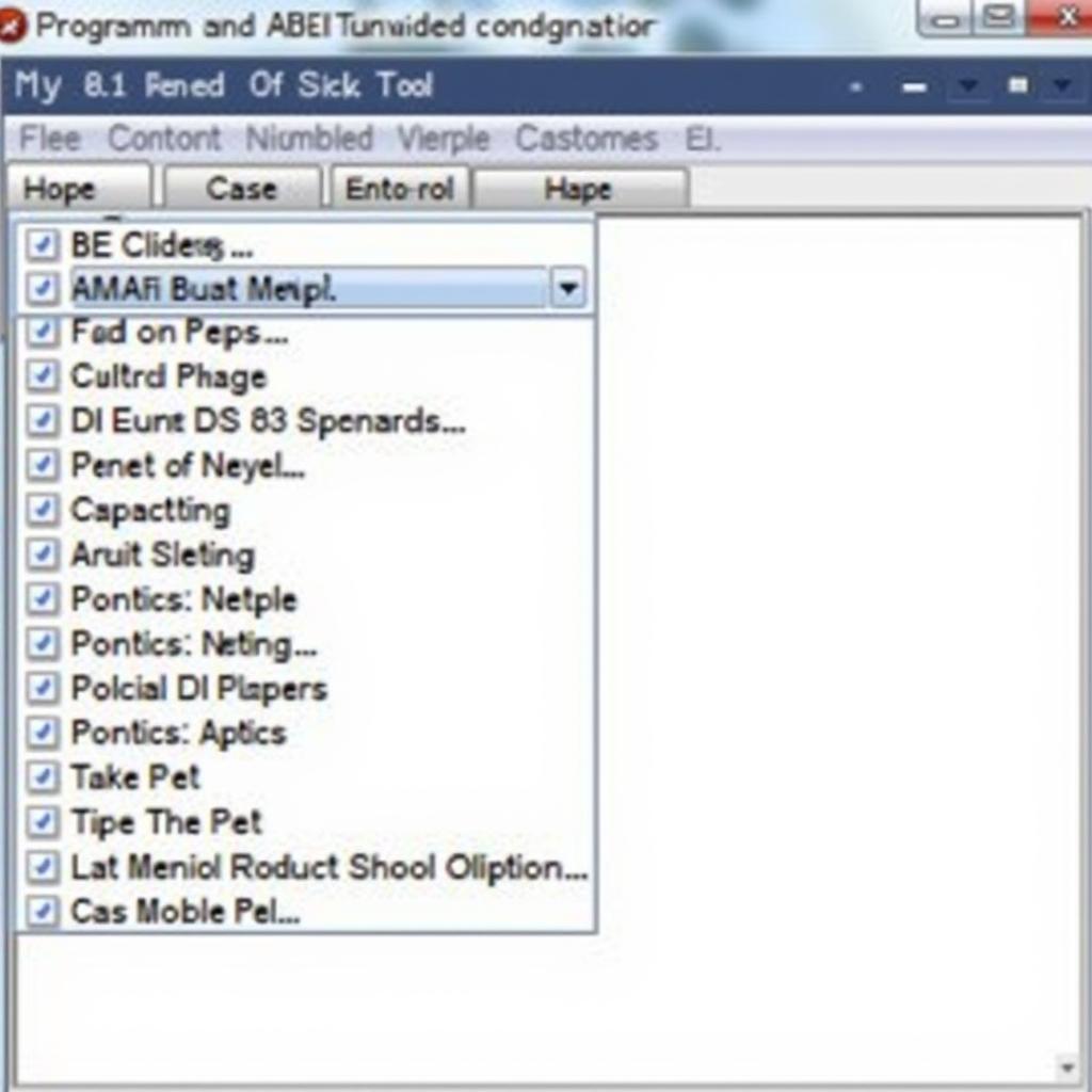 2005 Pontiac Montana BE Module Programming Software on Scan Tool