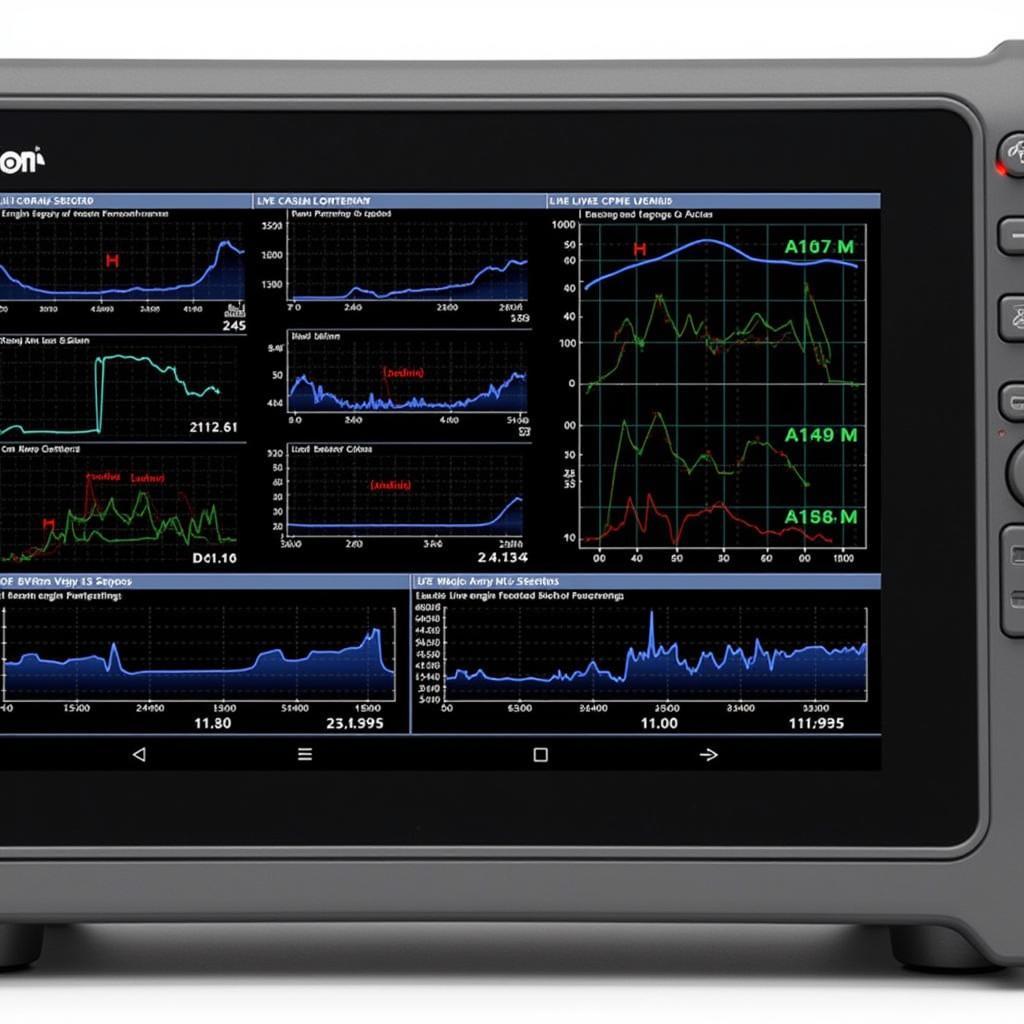 Actron CP9599 displaying live data streams