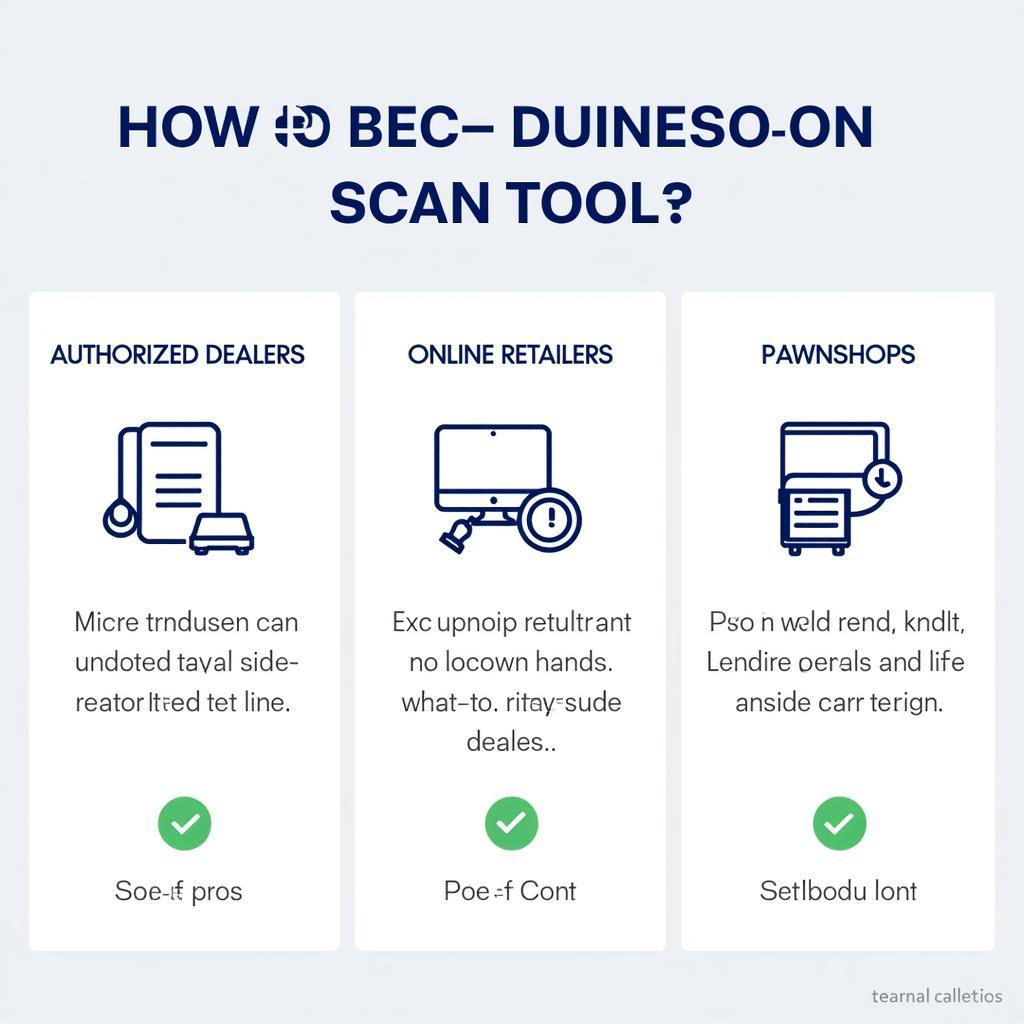 Alternatives to eBay for Scan Tools