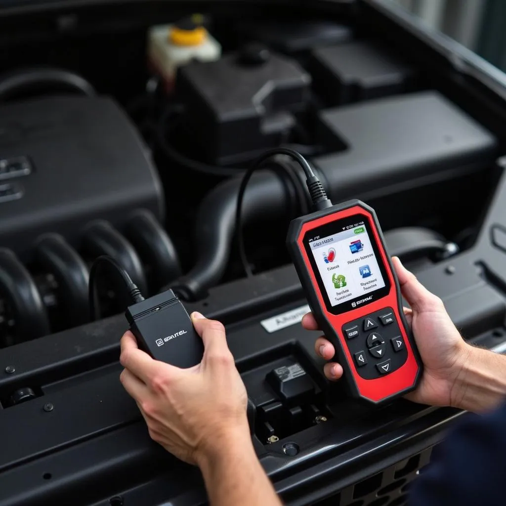 Car diagnostics with Autel AL619