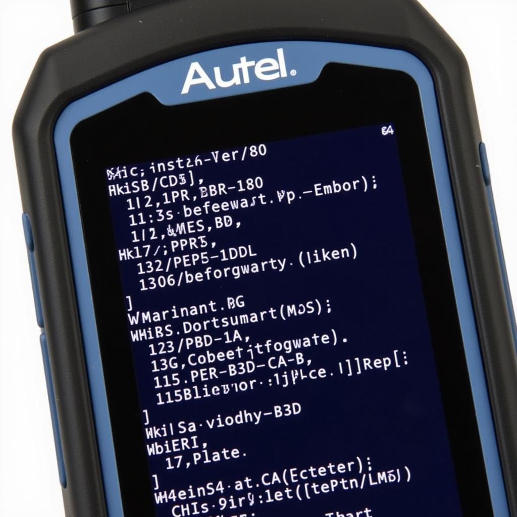 Autel AL619 Displaying Diagnostic Codes