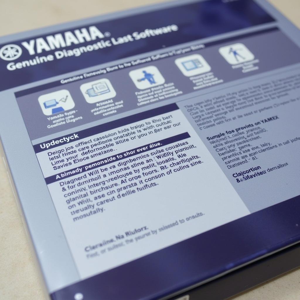 Authentic Yamaha Diagnostic Software