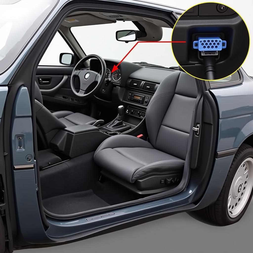 BMW E34 Diagnostic Port