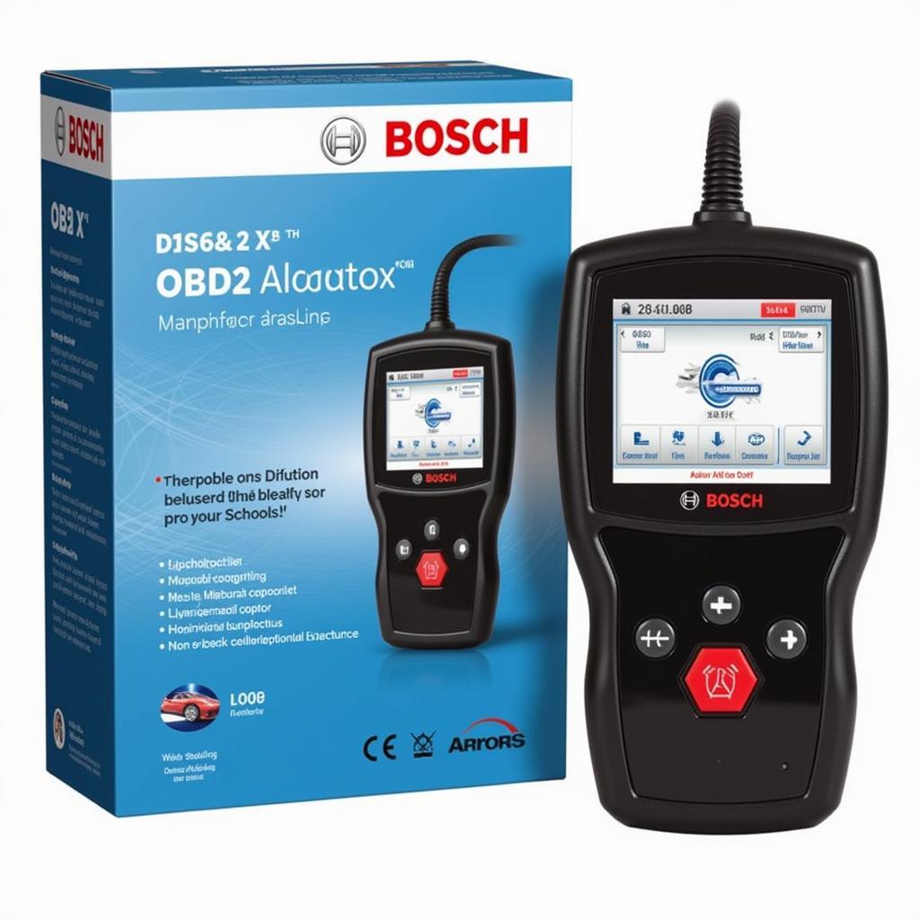 Bosch OBD2 scanner with its packaging