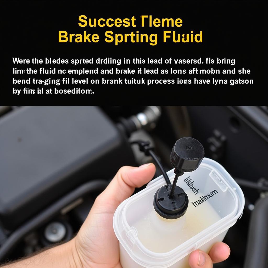 Checking Brake Fluid Level During Bleeding