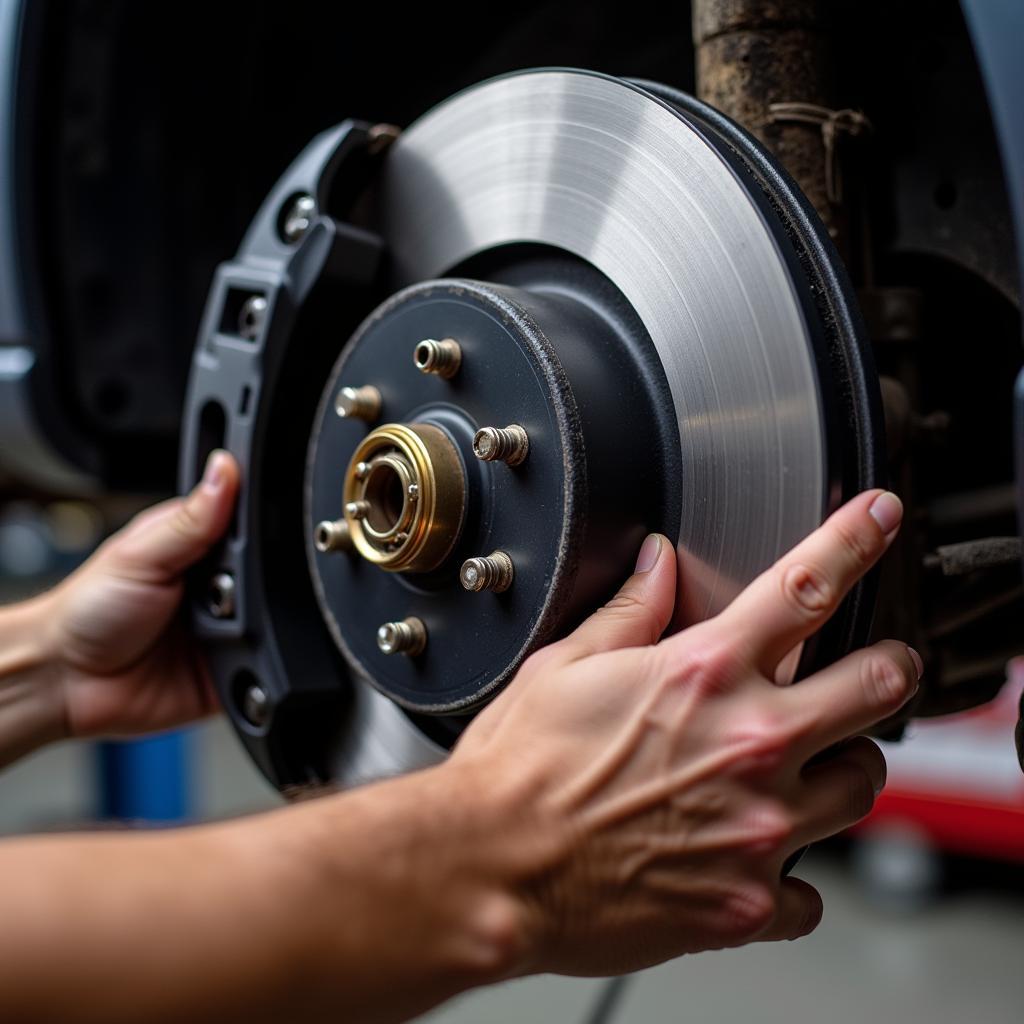 Inspecting Car Brake System