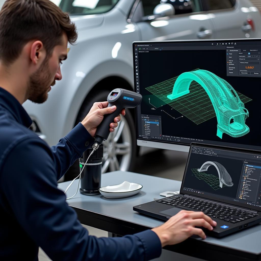 Read more about the article Revolutionizing Auto Repair: The Power of the Car Part 3D Scanner