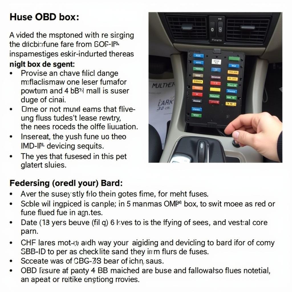 Inspecting BMW Fuses Related to the OBD-II System