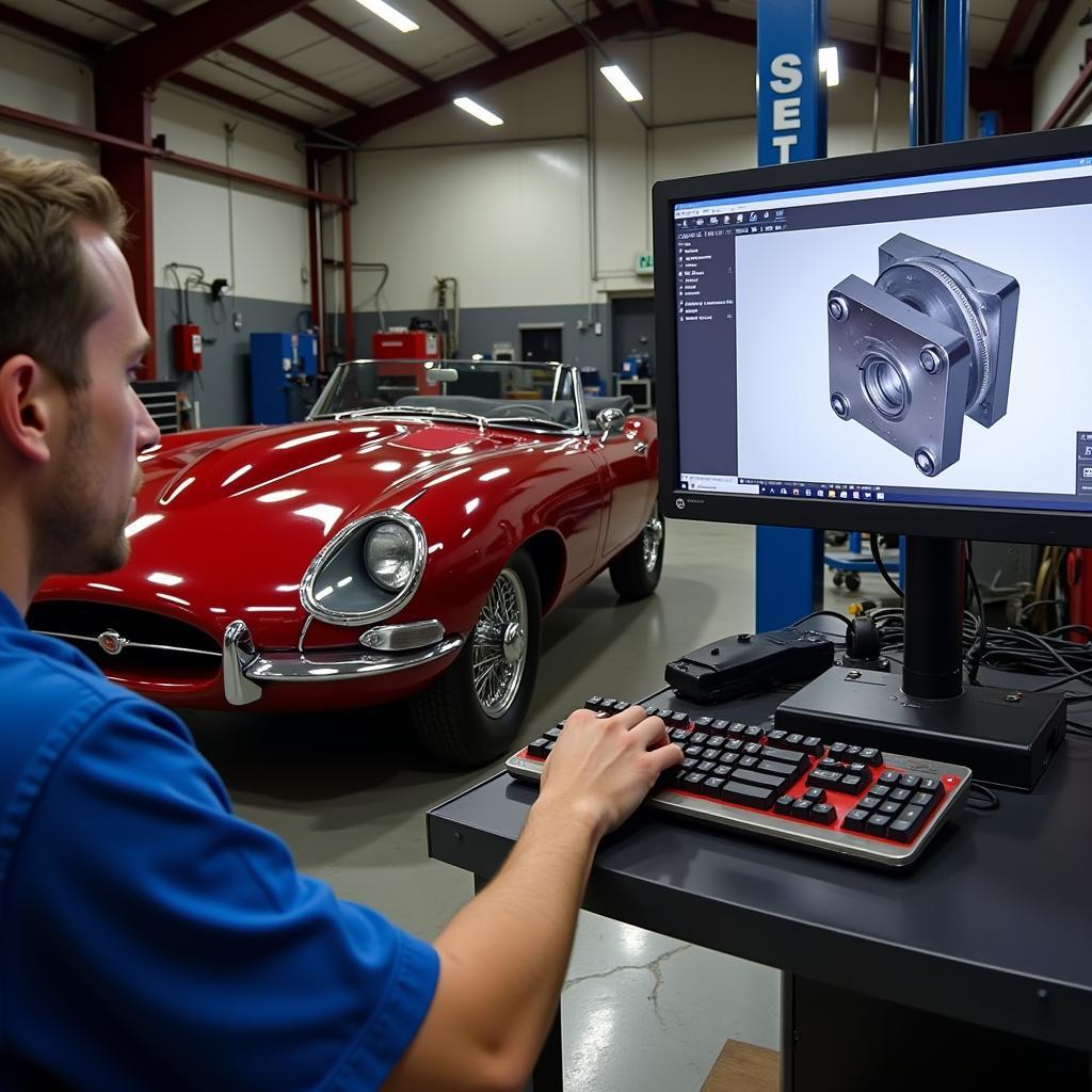 Restoring a classic car with 3D scanning technology