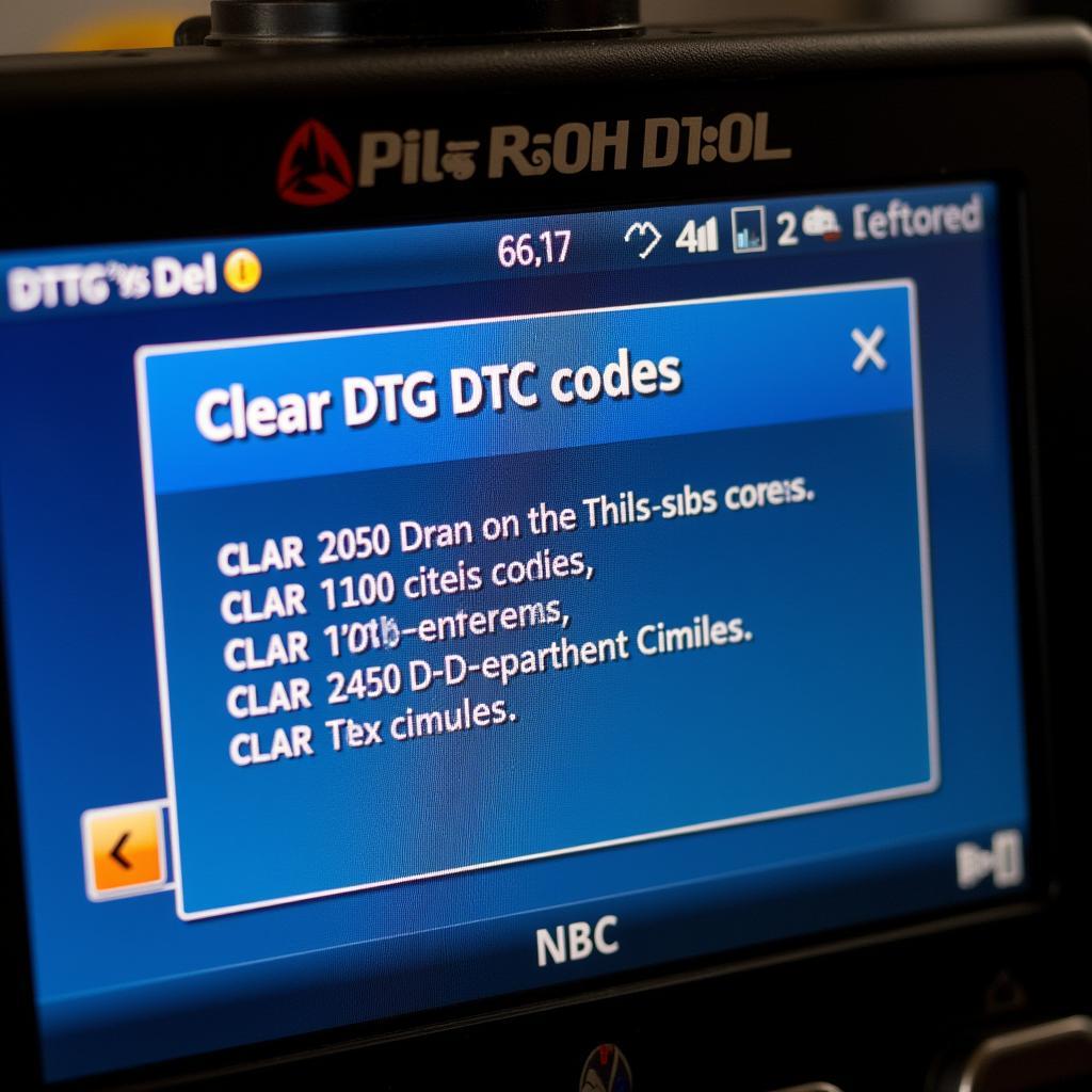 Clearing DTC Codes on a Motorcycle