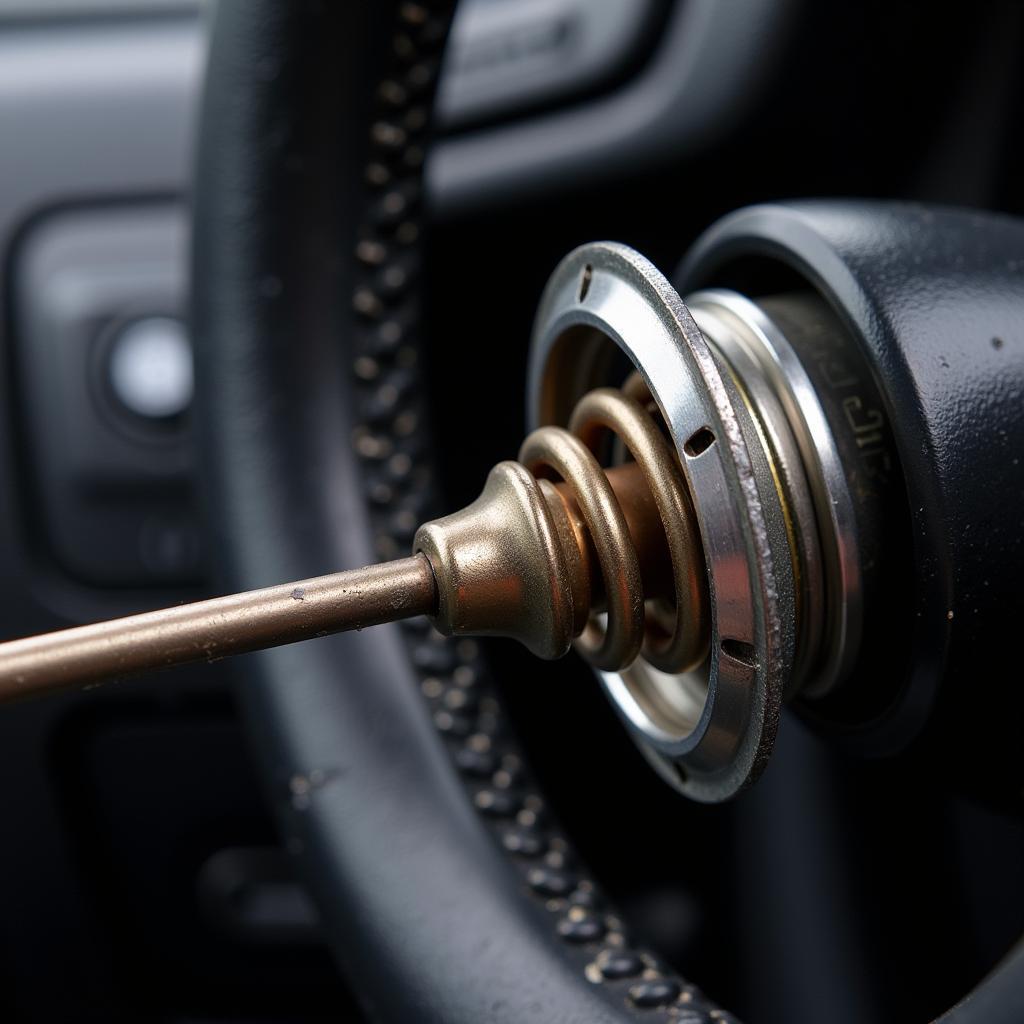 Close Up of a Car Thermostat