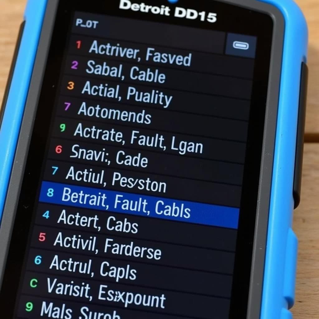 DD15 Displaying Fault Codes