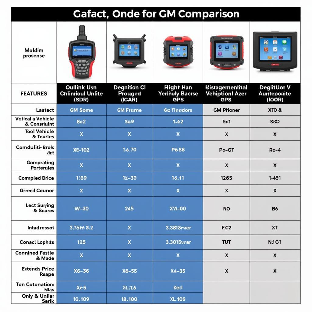 Common Scan Tool Options for GM Vehicles