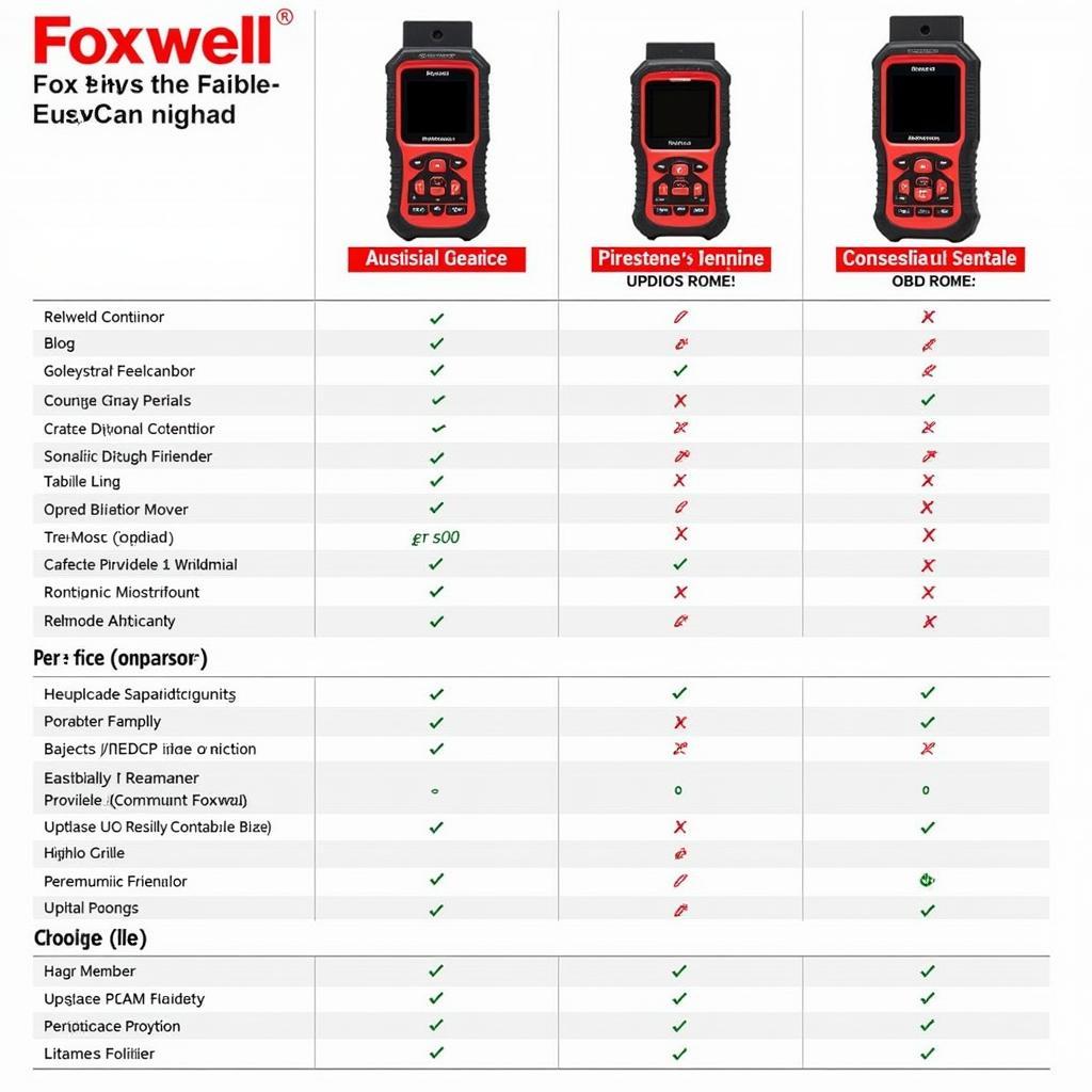 Comparing Different Foxwell OBD Scanners