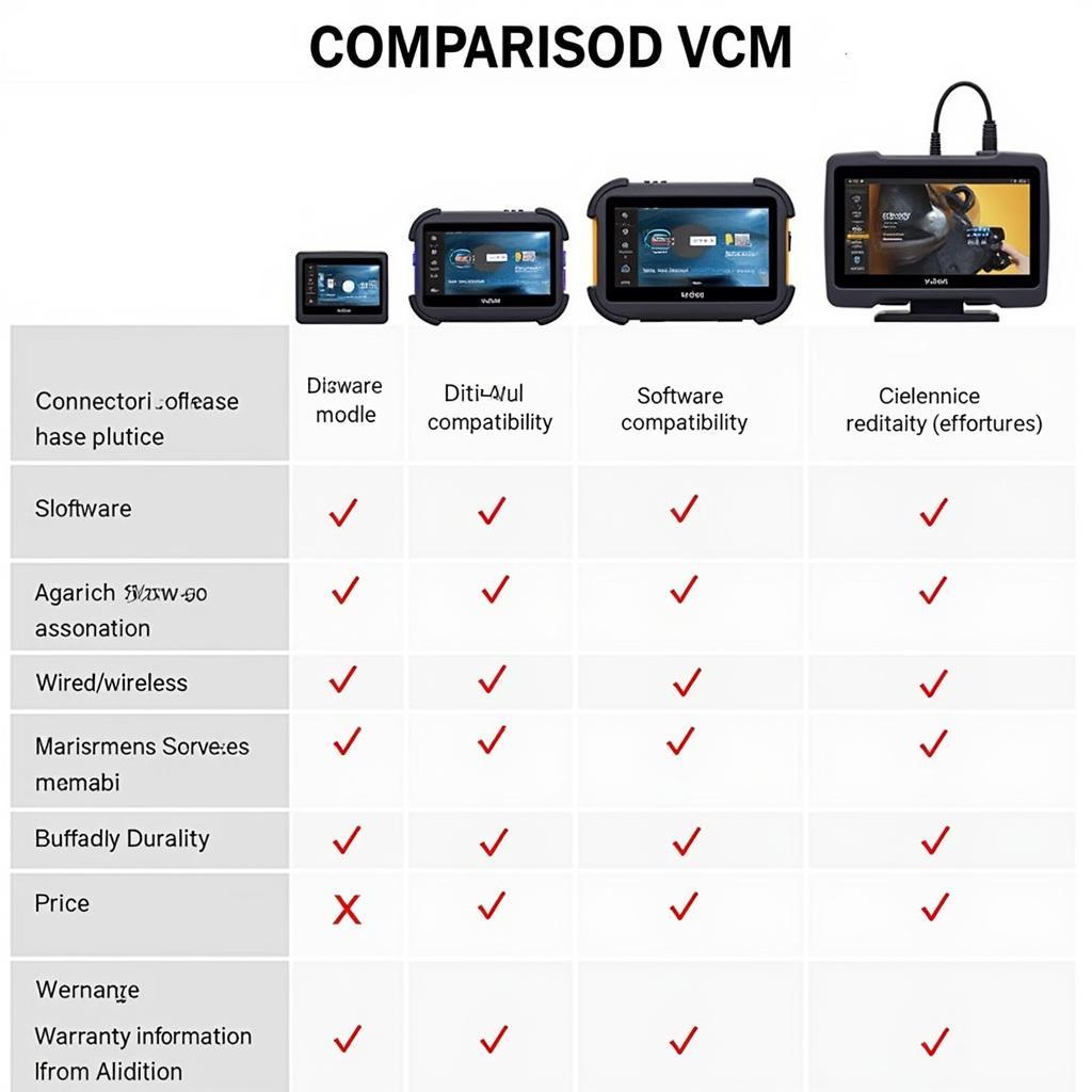 Comparing Key VCM Features