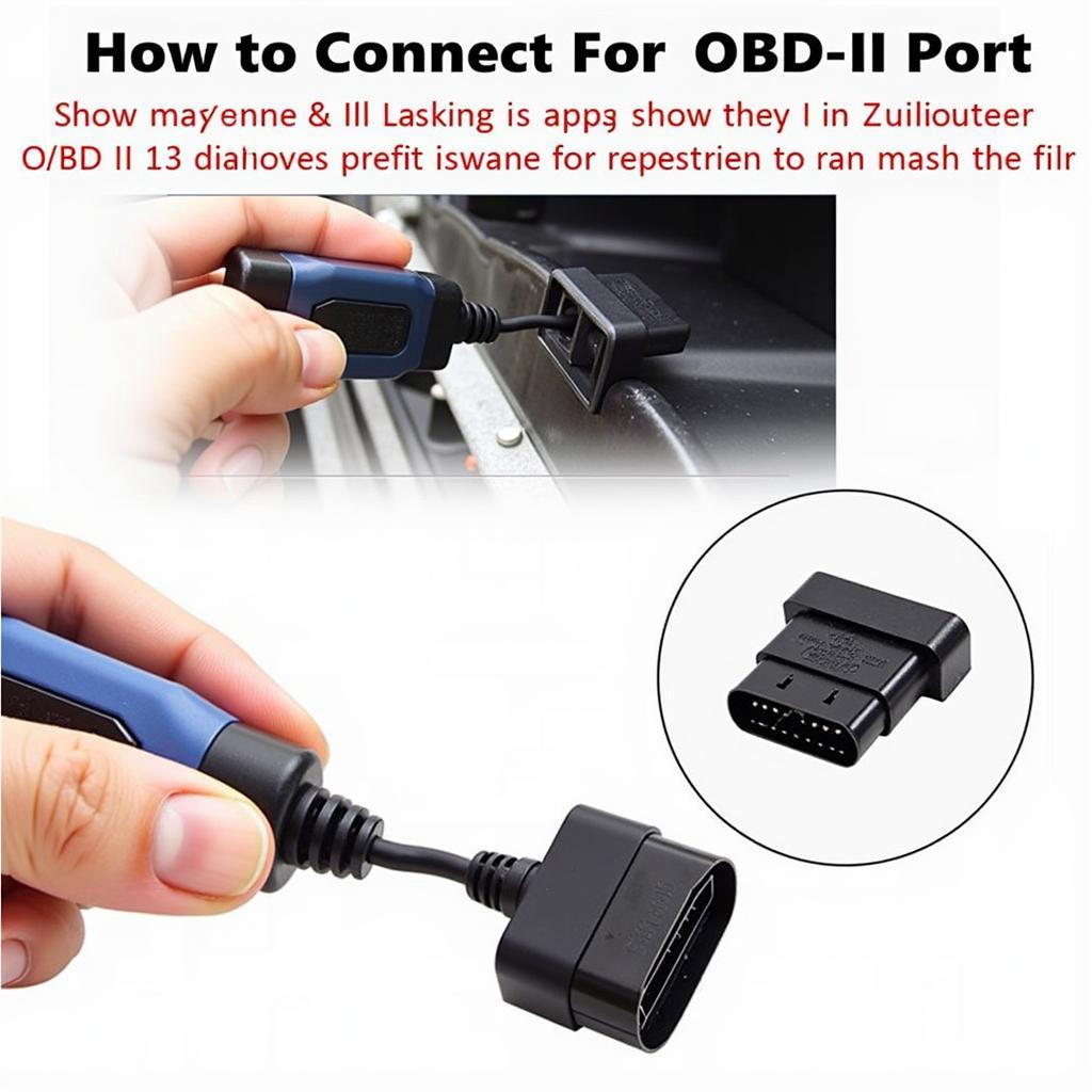 Connecting Diagnostic Tool to OBD-II Port