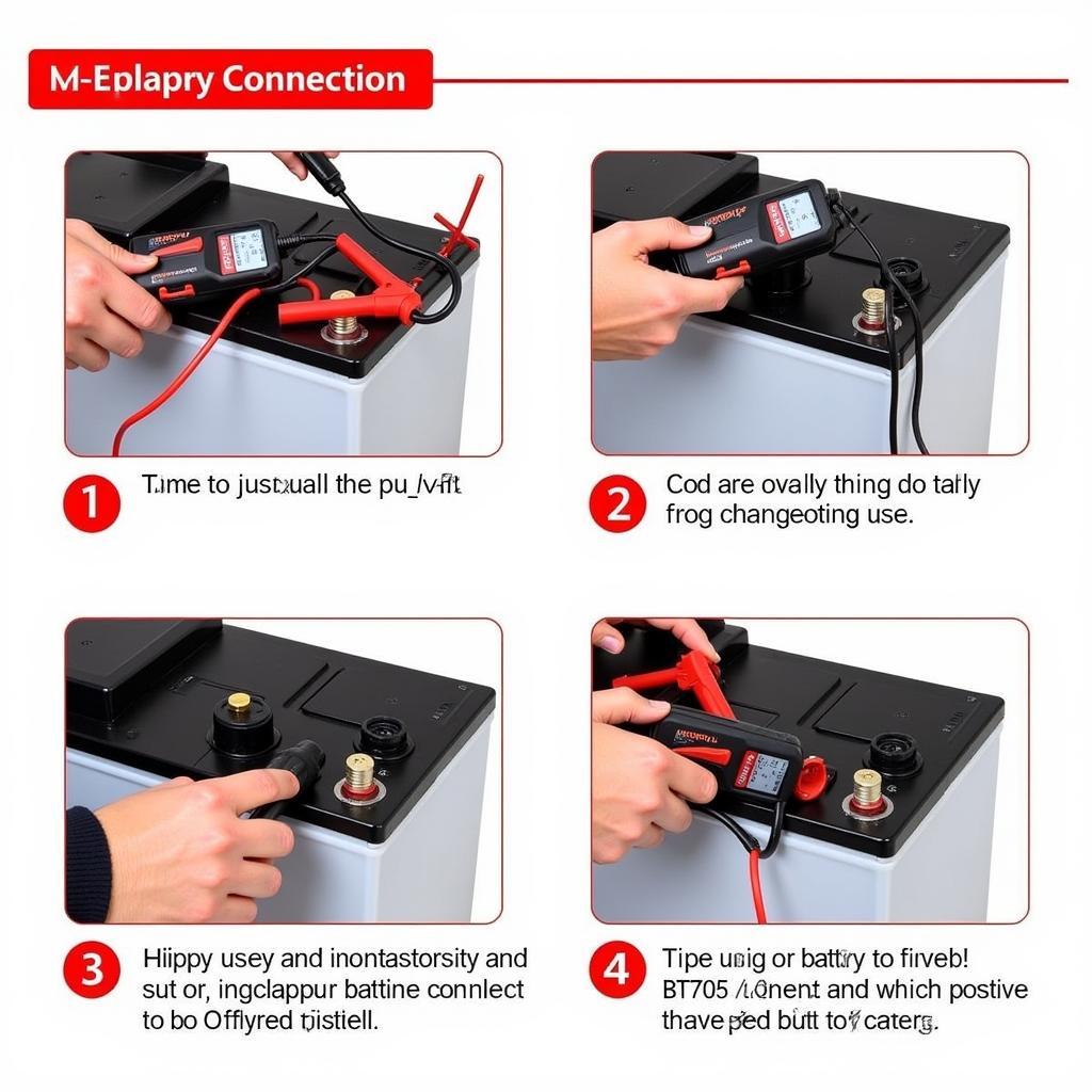 Connecting the Foxwell BT705 to a Car Battery