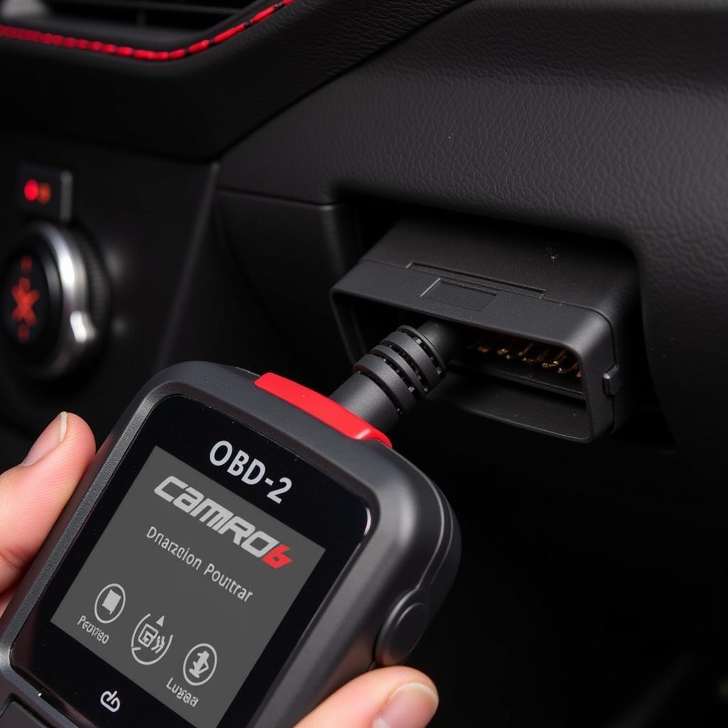 Connecting OBD2 Scan Tool to Camaro ZL1