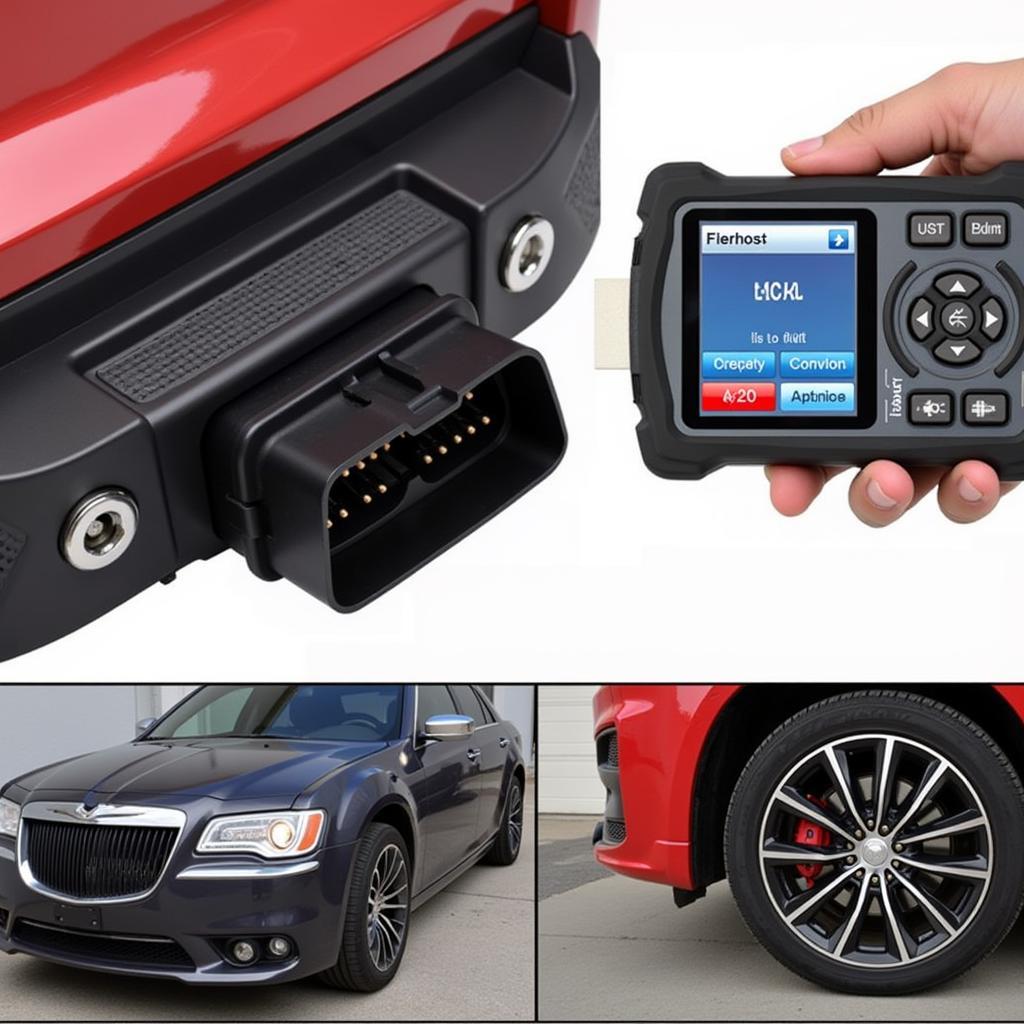 Connecting an OC scan tool to a car's OBD-II port