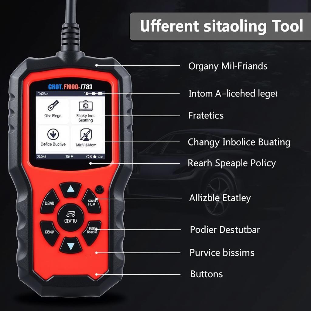 Various features of a full auto diagnostic tool