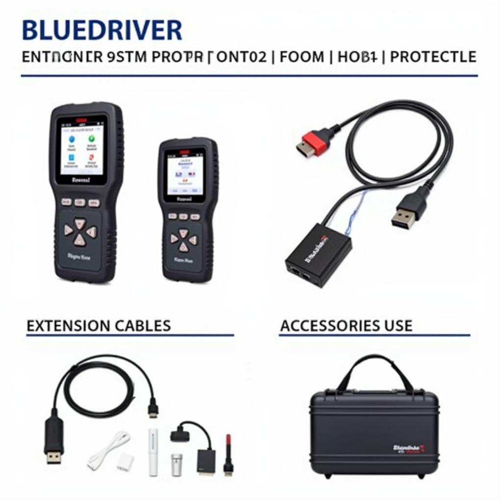 Different BlueDriver Scan Tool Models and Accessories