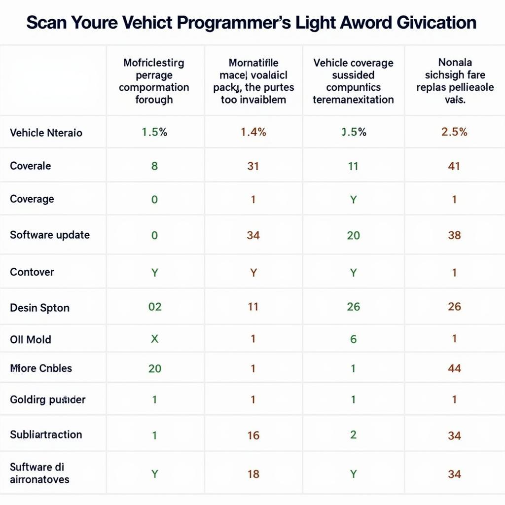 Comparing various scan tool programmers