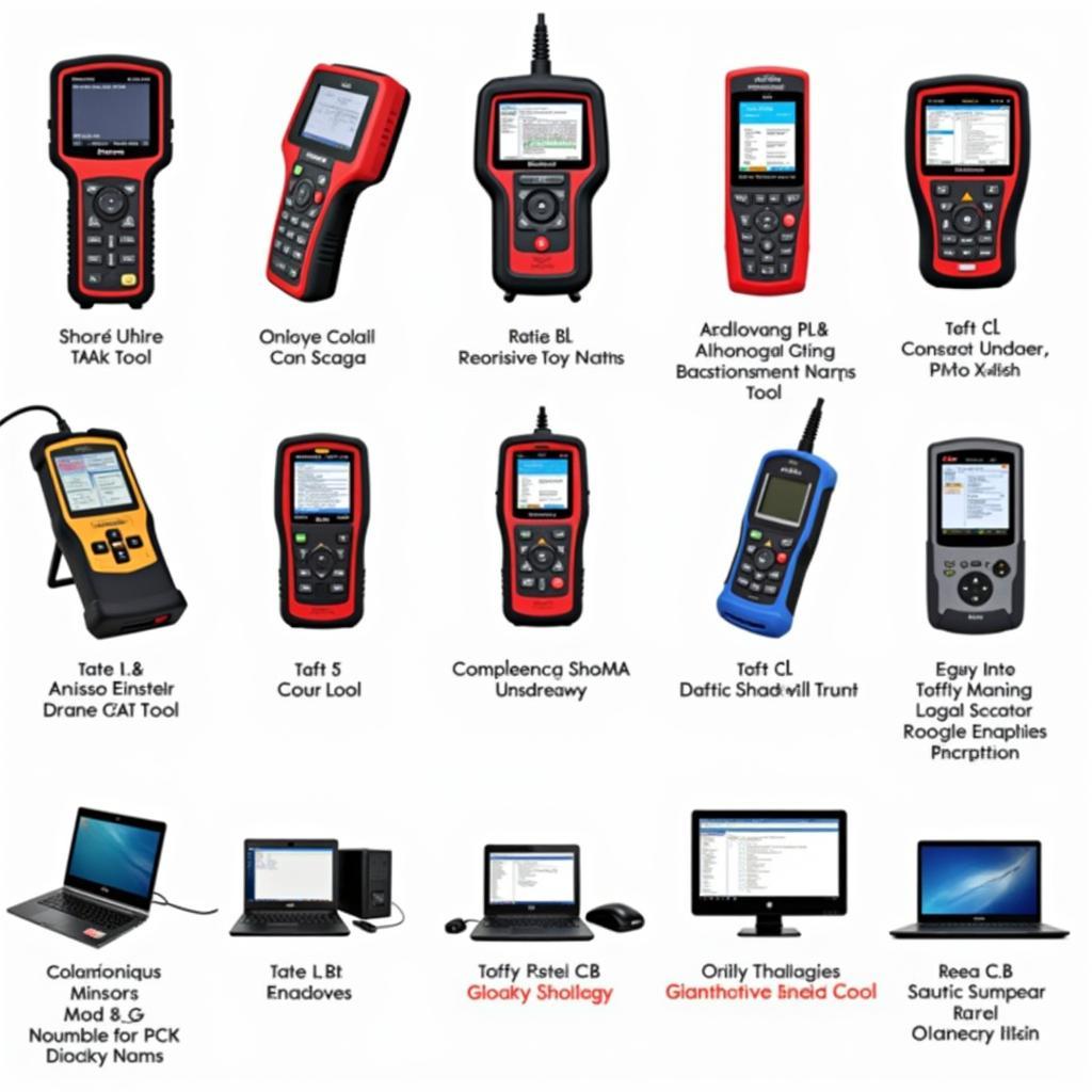 Various Scan Tools and Diagnostic Software Options