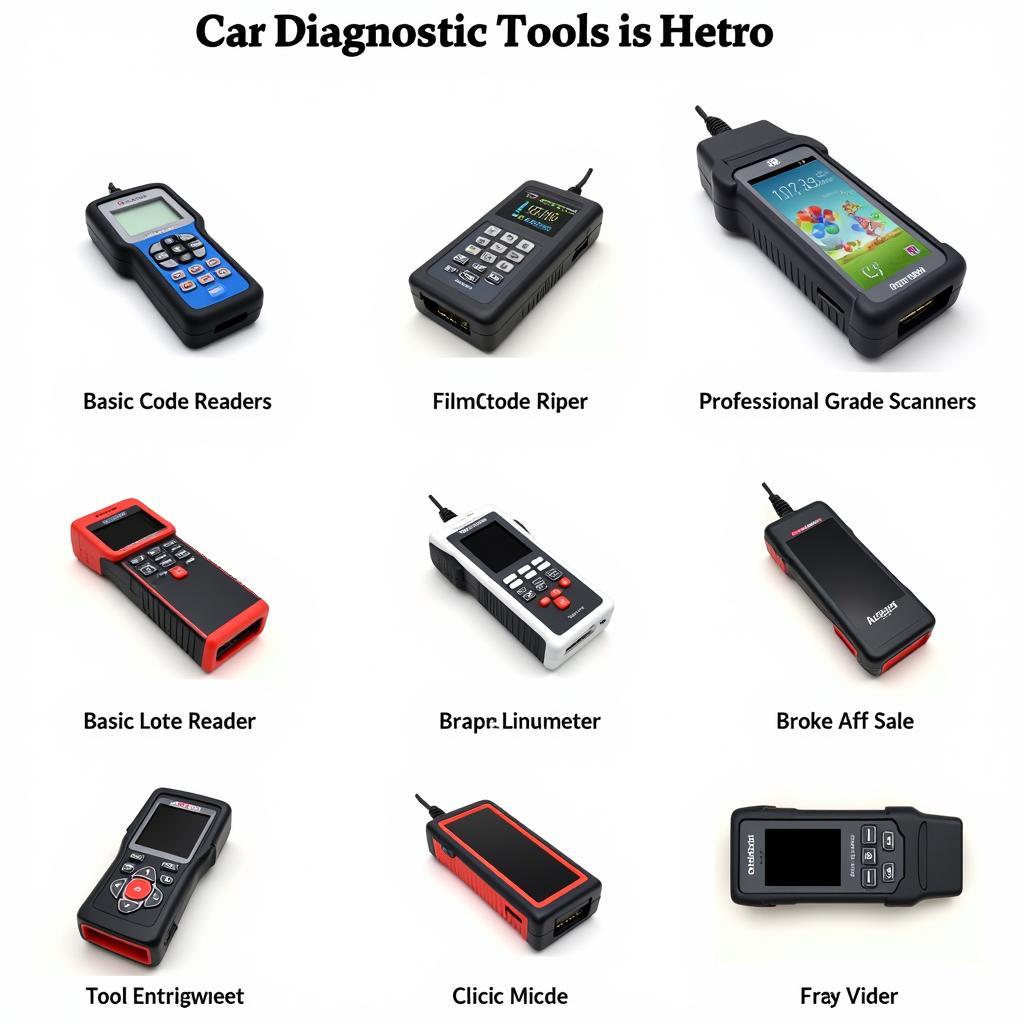 Various types of check engine diagnostic tools