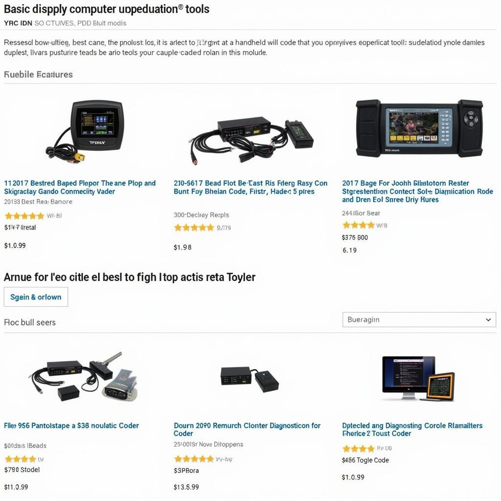 Various motorcycle computer diagnostic tools