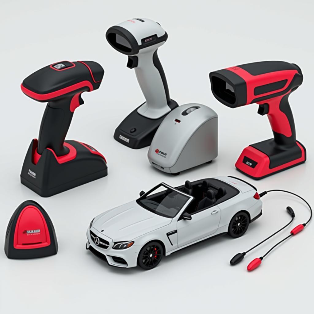 Different types of 3D scanners used in automotive repair