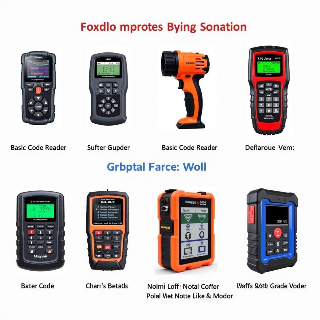 Different Types of Auto Scanner Diagnostic Tools