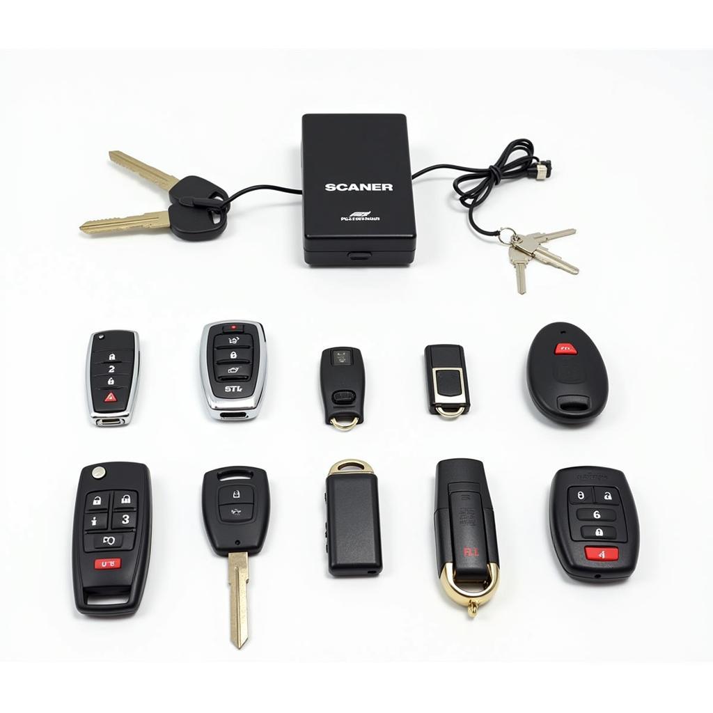 Different Types of Car Keys and Scanners