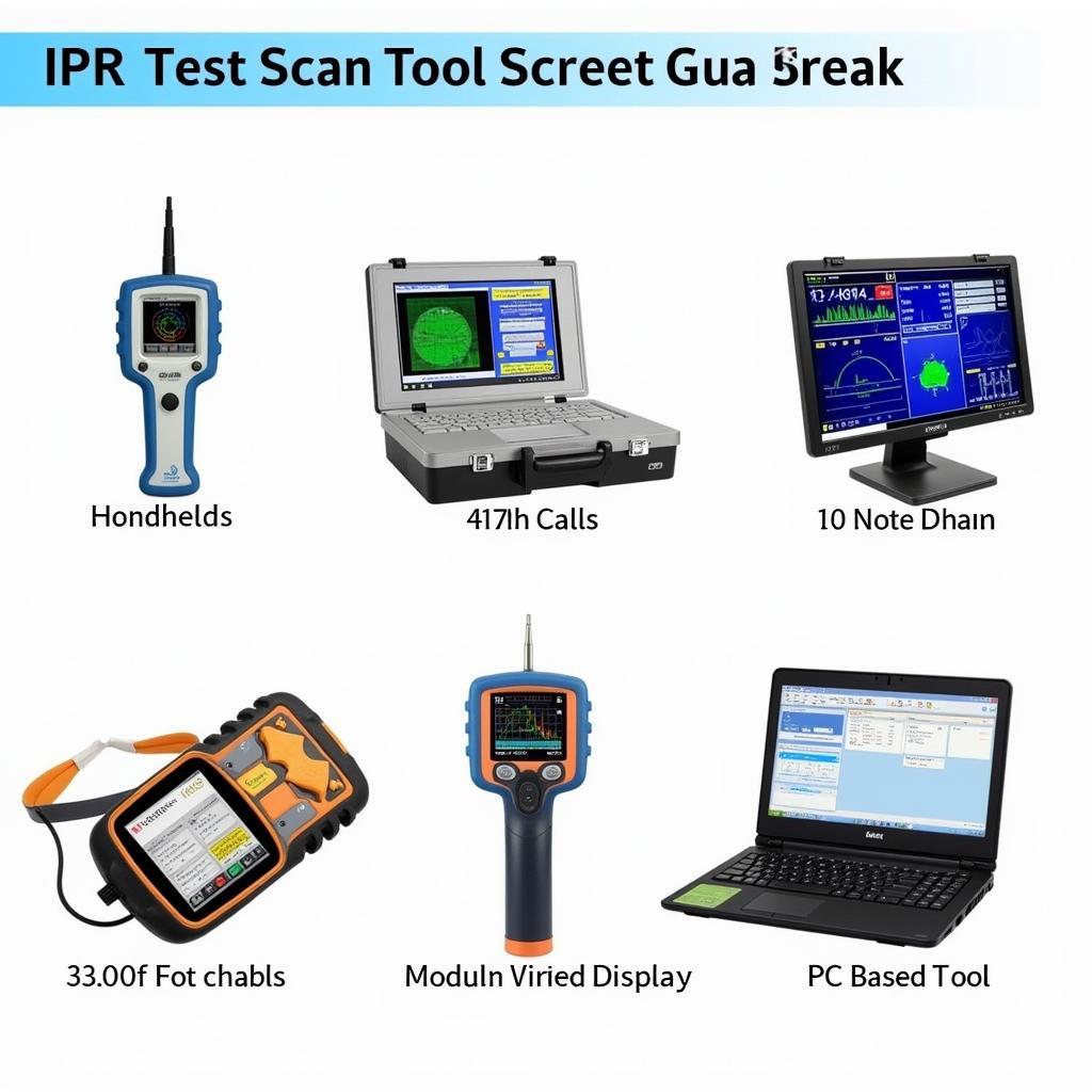 Various IPR scan tools on display