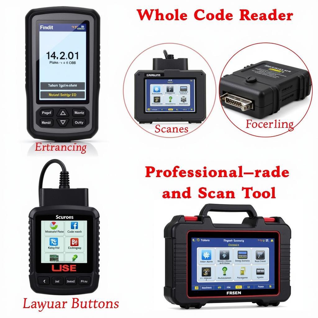 Various OBD Scanners