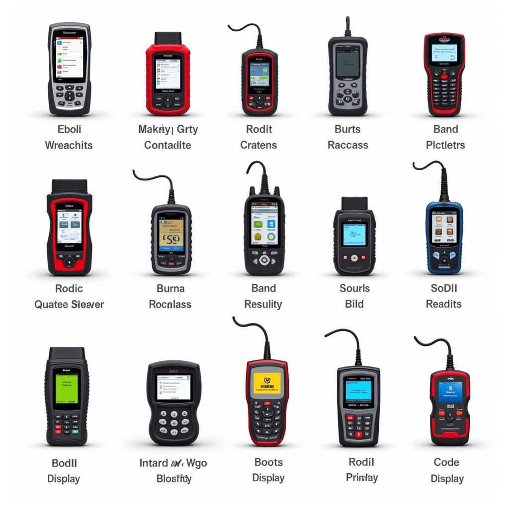 Variety of OBDII scanners for various needs and budgets