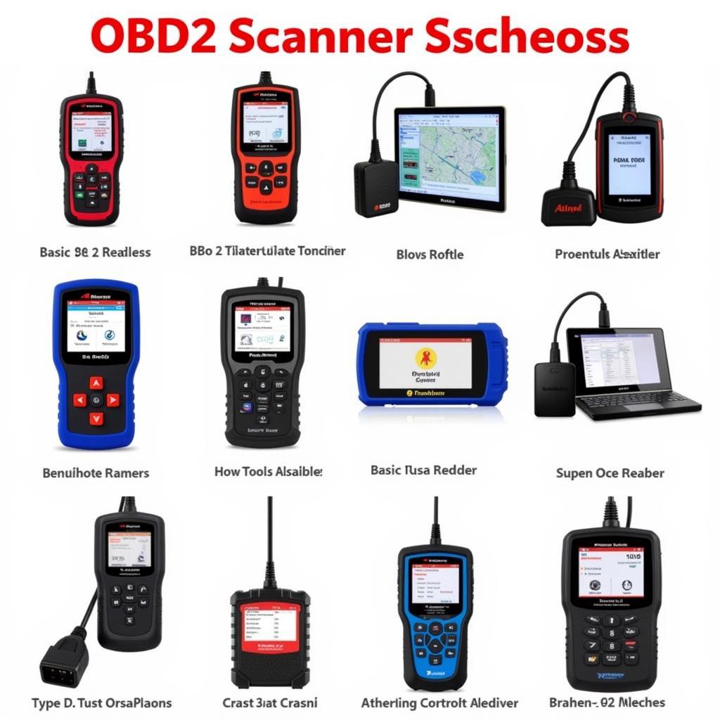 Variety of OBD2 Scanner Models