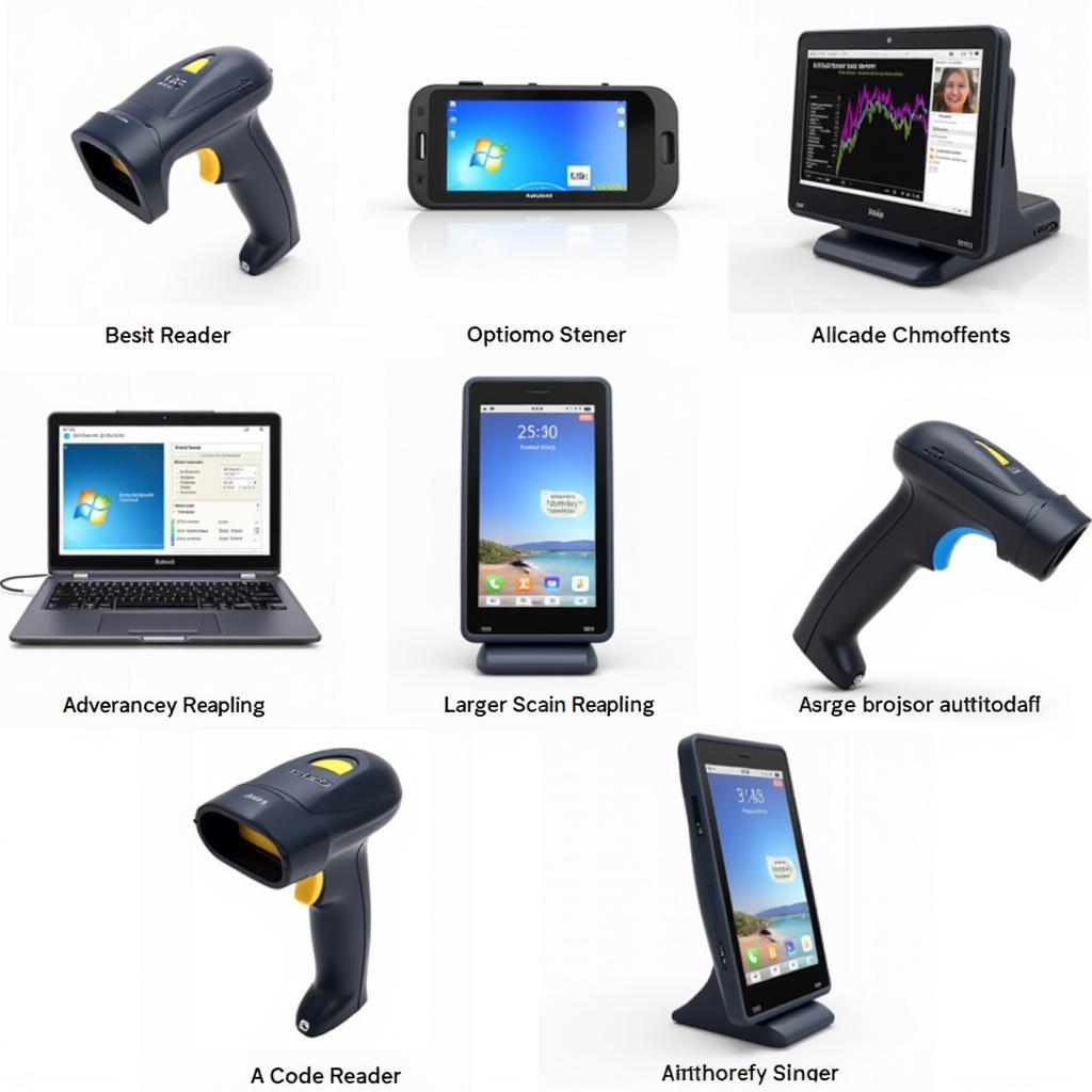 Various car diagnostic scan tools showcasing different sizes and functionalities.