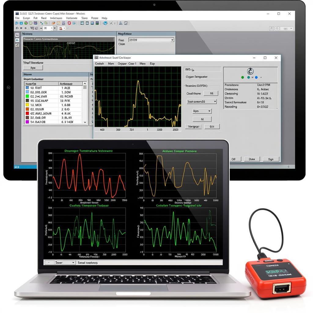 ELM327 Car Scanner USB Software Display