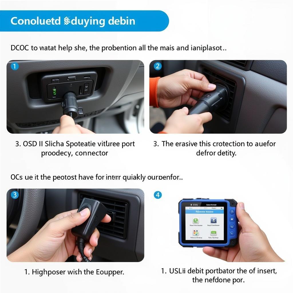 Connecting the Equus 3040RS to the OBD-II Port