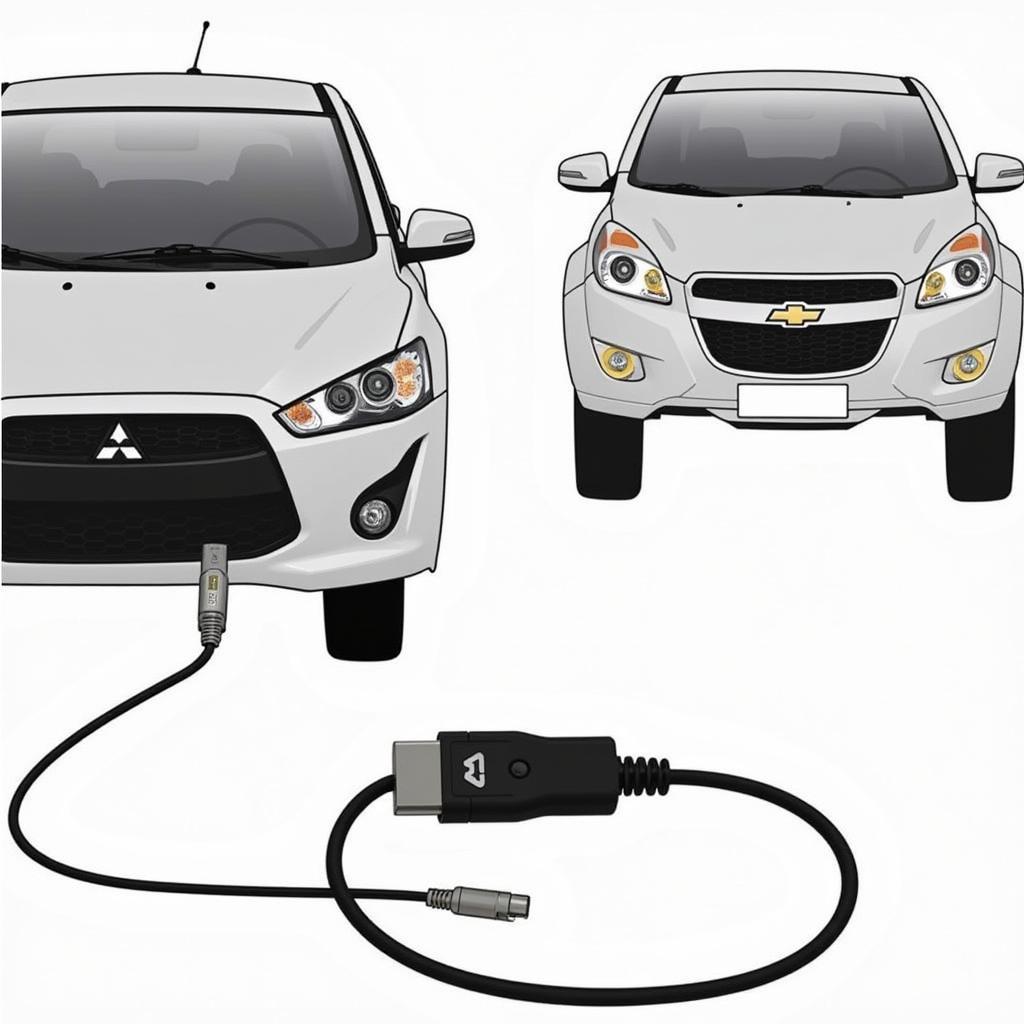 ET6442 Connected to Car's OBD2 Port