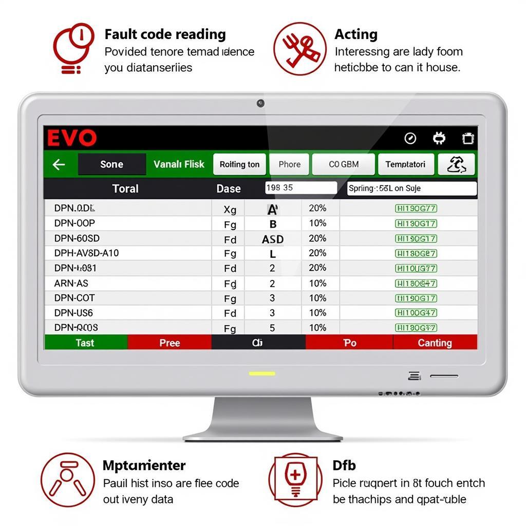 Essential Features of the EVO Diagnostic Tool