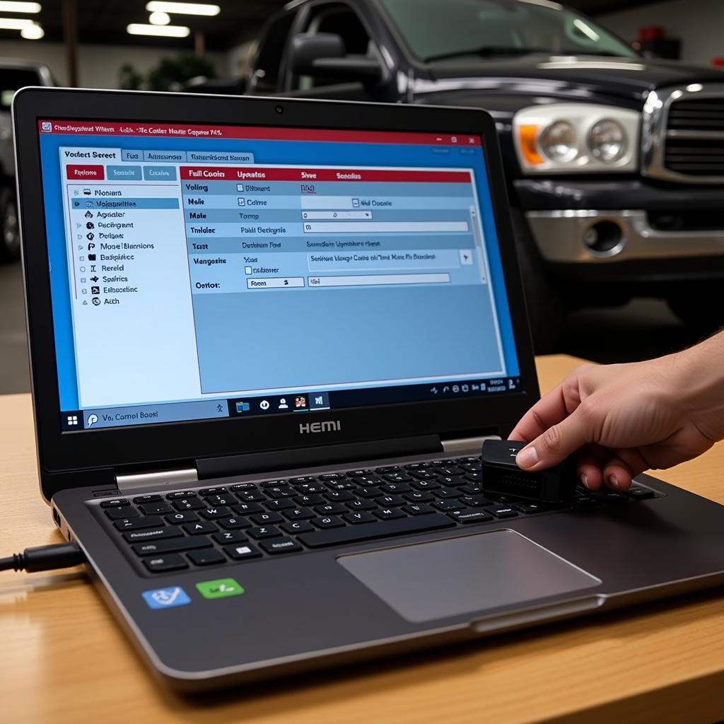 Read more about the article Factory Scan Tool for 06 Hemi V8: Diagnostics and Repair