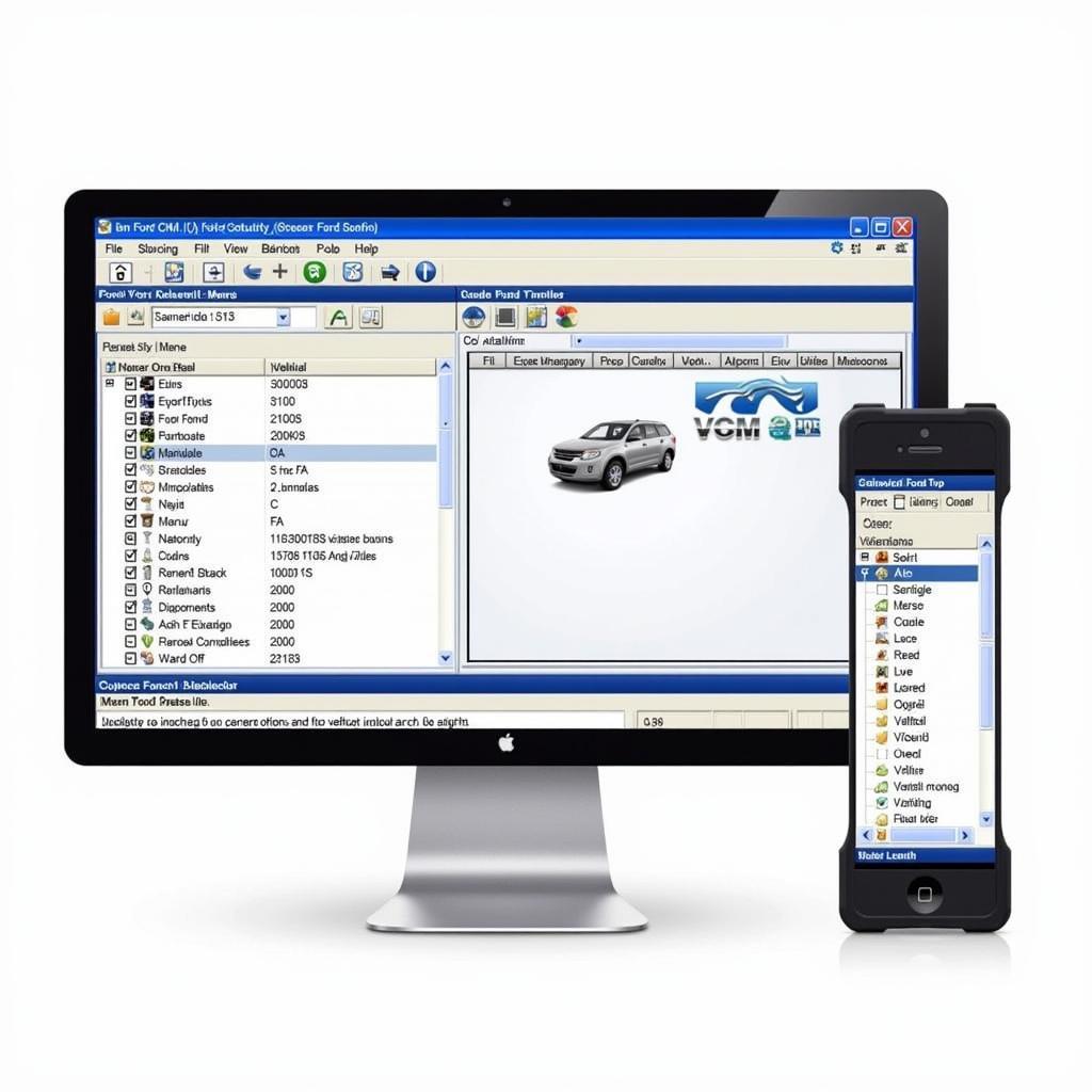 Ford VCM 2 Software Interface