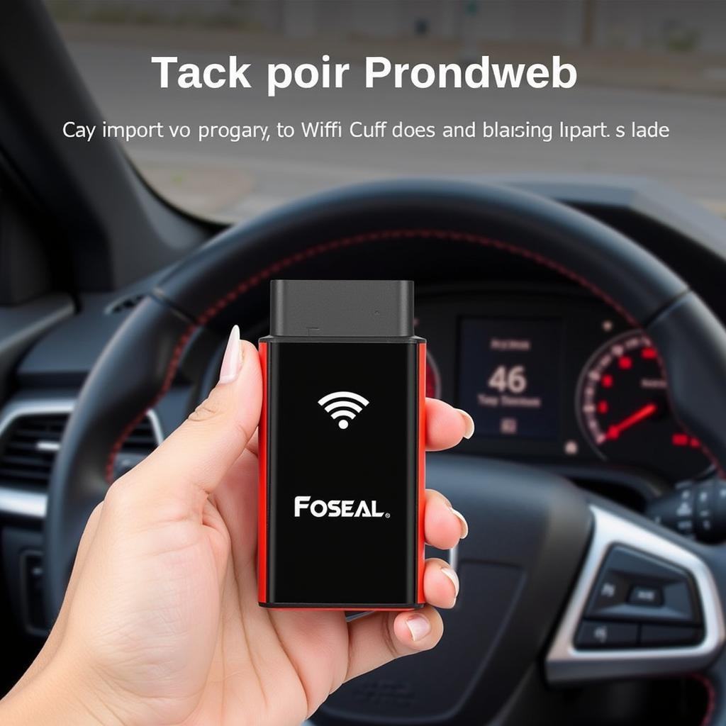 FOSEAL WiFi OBD2 Scanner In Hand