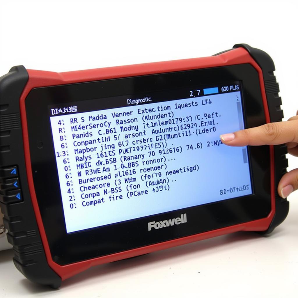 Foxwell 630 Plus Diagnosing an ABS Issue