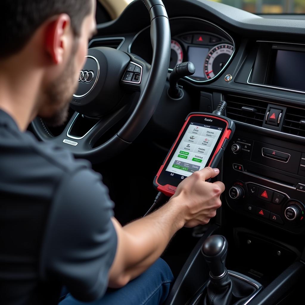 Read more about the article Mastering Audi Diagnostics: A Deep Dive into the Foxwell Audi Scan Tool