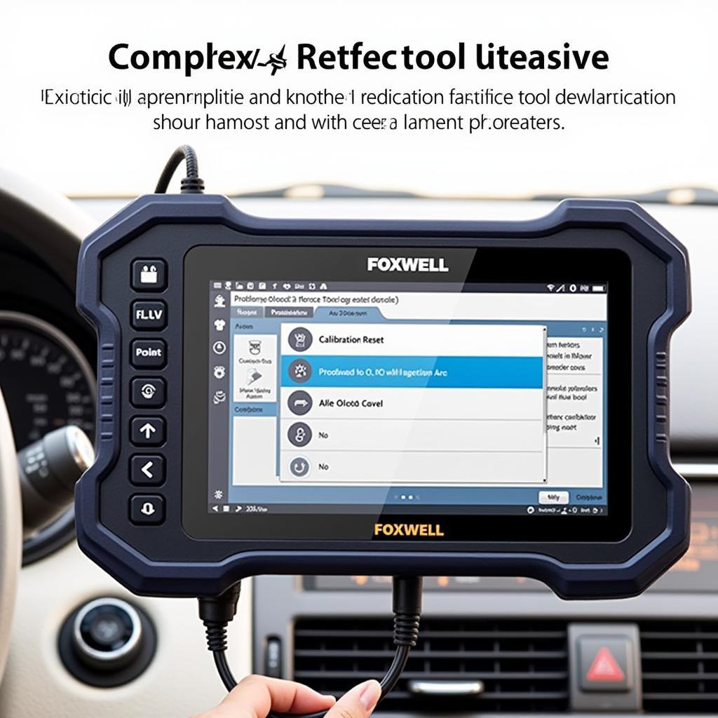 Read more about the article ADAS Reset with Foxwell AutoMaster Pro: A Comprehensive Guide