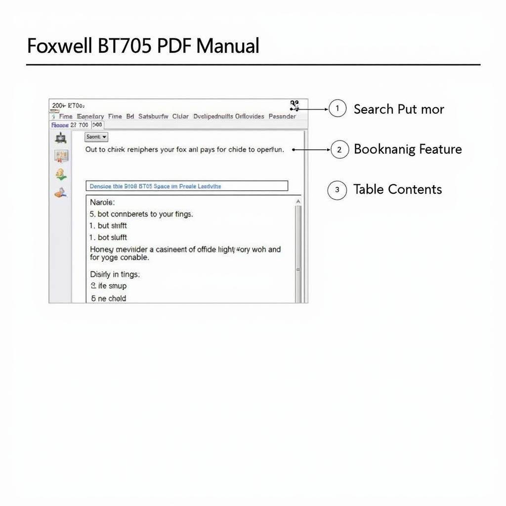 Navigating the Foxwell BT705 PDF