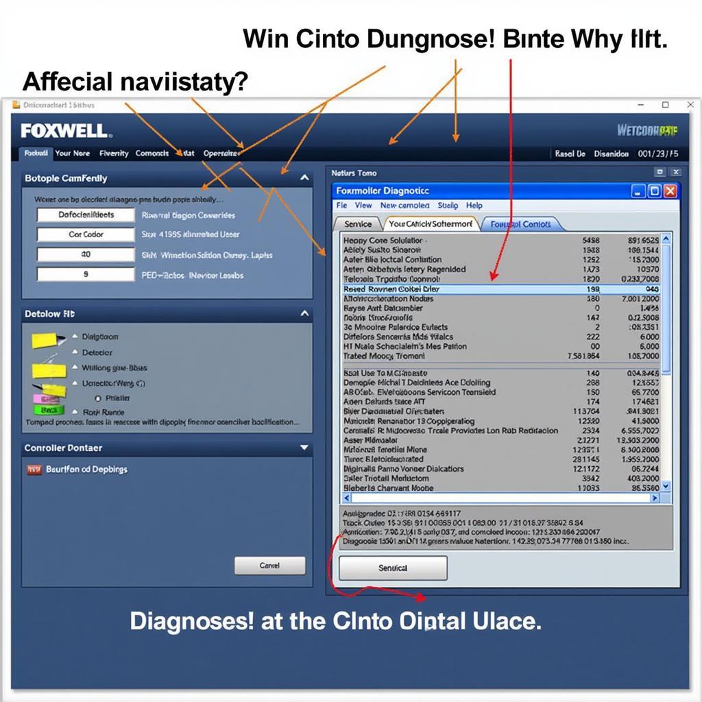 Foxwell Diagnostic Software Interface