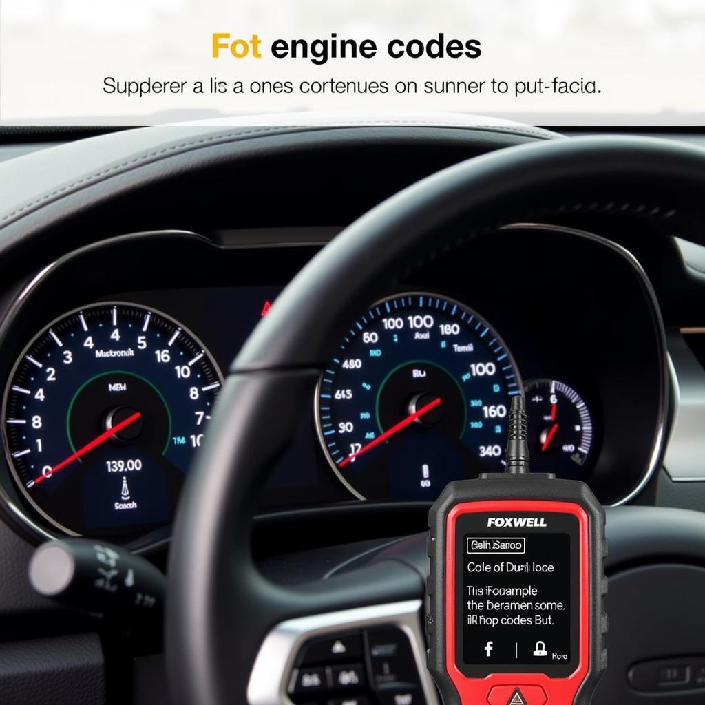 Foxwell NT20 reading engine codes